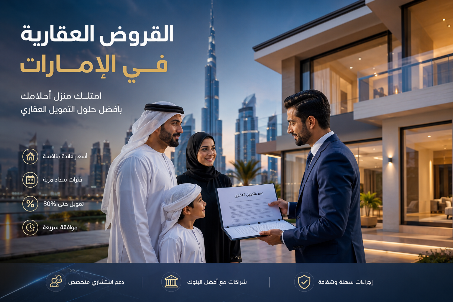 كيف تحصل على قرض عقاري في الإمارات بأقل نسبة فائدة
